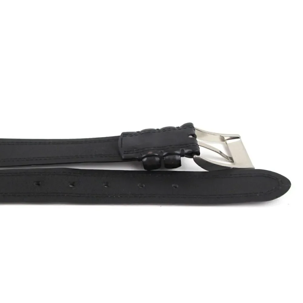 DOCKERS BLACK GENUINE LEATHER 1 3/8